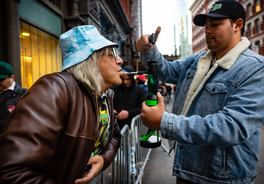 Rolling Stones - New Yorkers Flock to the City’s First Legal Weed Store